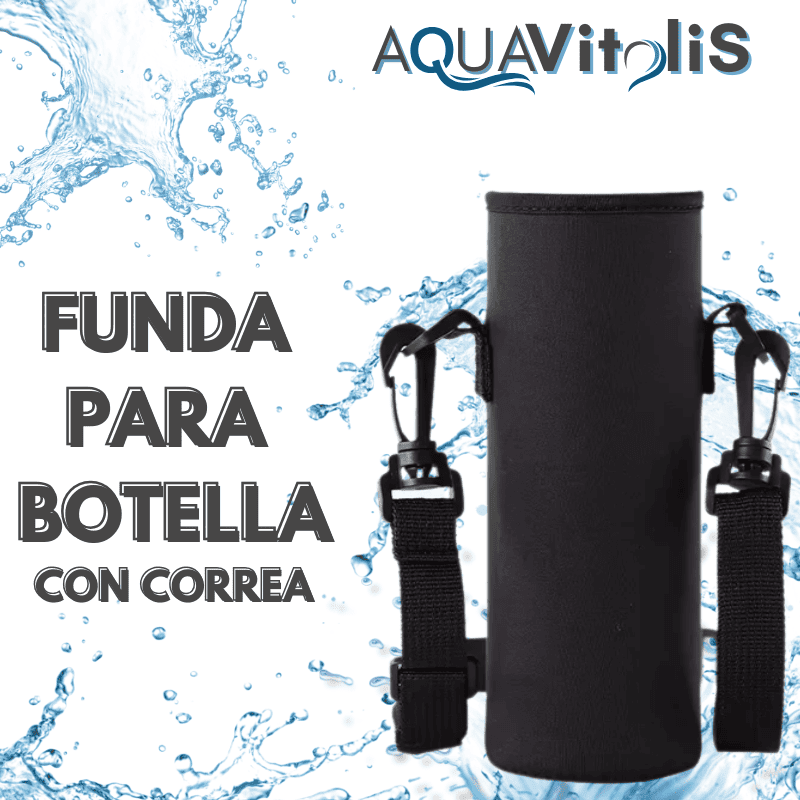 Funda para Botella AquaVitalis con Correa