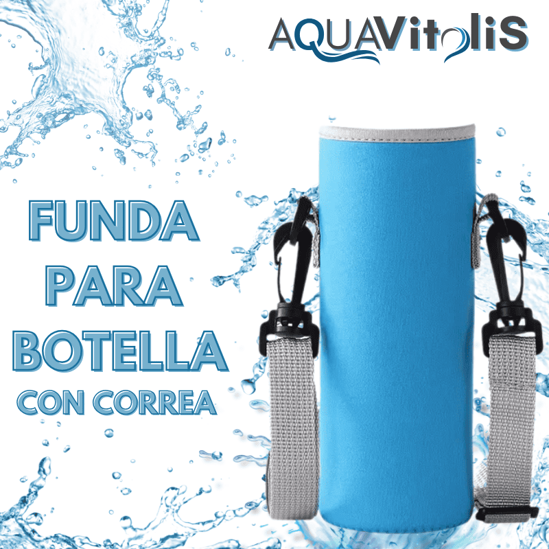 Funda para Botella AquaVitalis con Correa