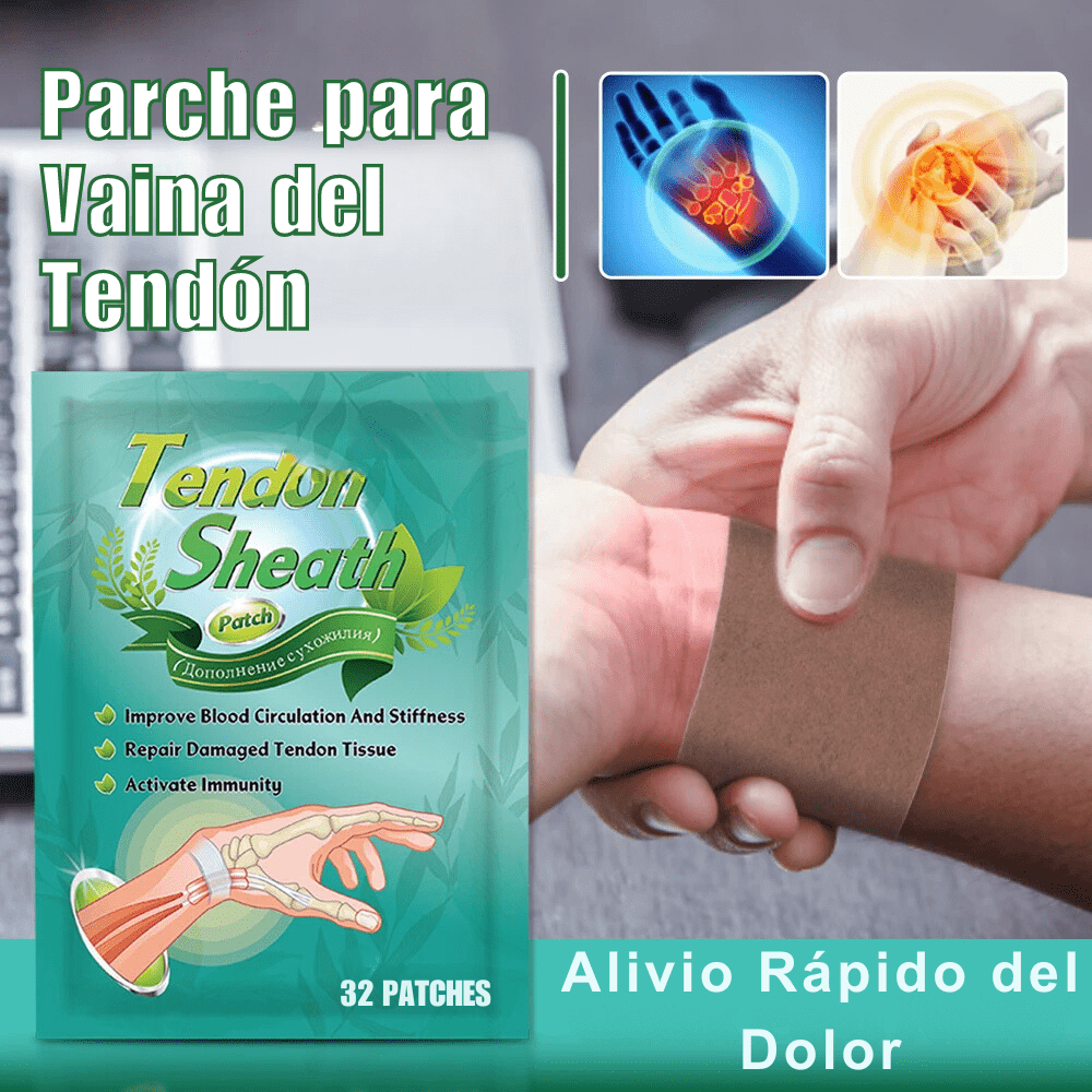 TendonSheath - Parche para Alivio Rápido de la Muñeca y Manos