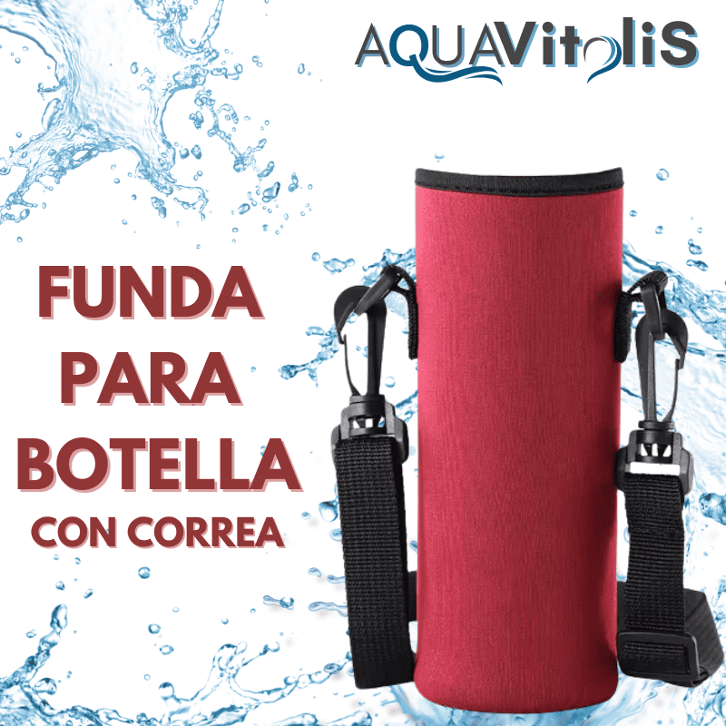 Funda para Botella AquaVitalis con Correa